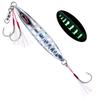 Goture Metal Jig Set Slow Jig Set Offshore Jigging Slow Fall Светящаяся кастинговая рыбалка Лодочная рыбалка Синяя рыба Волосатый хвост Красный морской лещ Kingfish