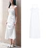 Summer New Women Clothes Linen Blend Corset Girly Style Midi Length Dress 3109723