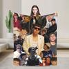 Super Soft Blanket Decorative Rapper Quevedo Music Throw Blanket  Flannel Bedspread For Bedroom Funny Sofa Bed Cover