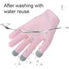 1 Pair Reusable Moisturizing Gel Gloves Touchscreen Hand Care Gloves for Dry Skin Washable Comfortable Cotton Blend Gloves