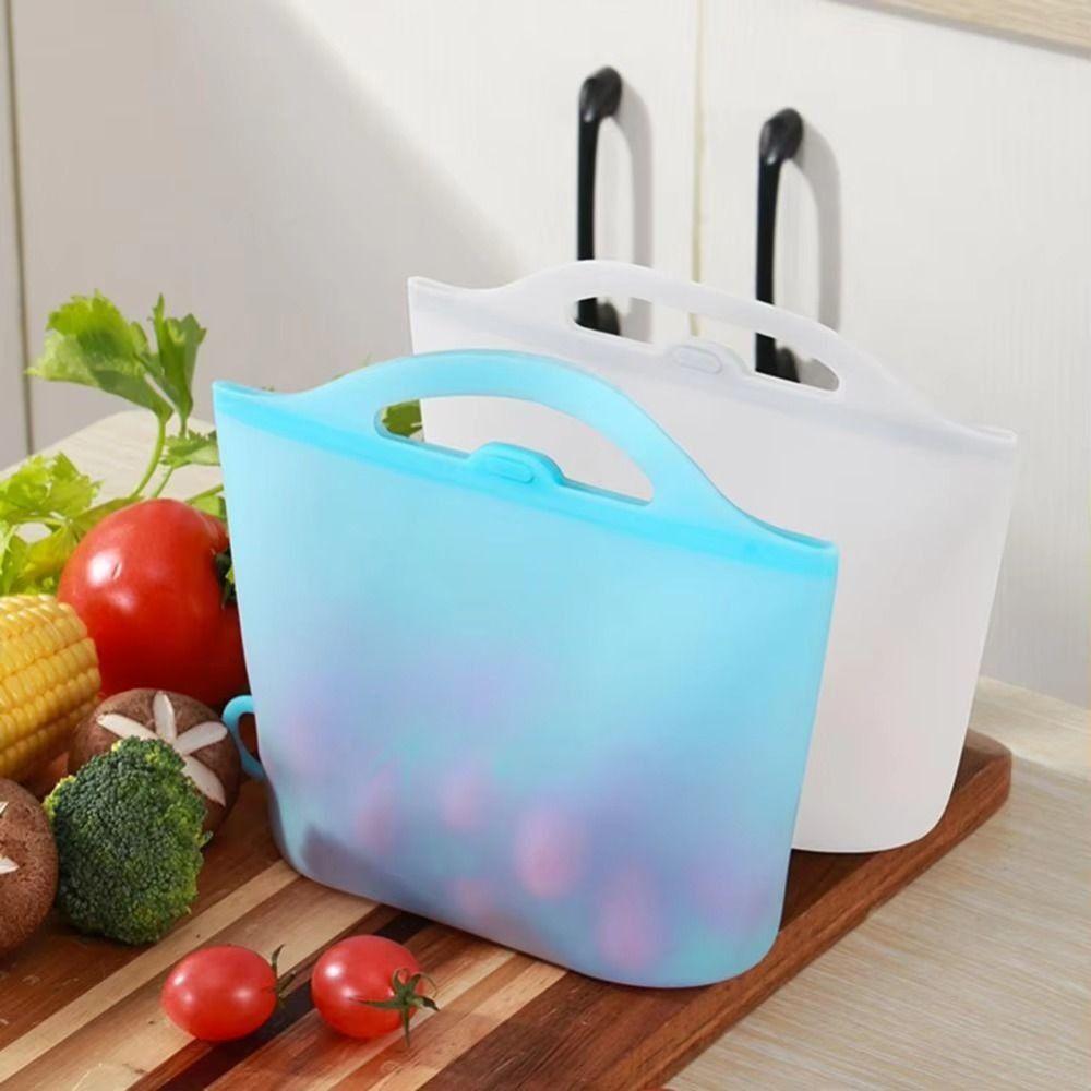 1000/1200ml Food Storage Bag Self-Sealing Cooler Bags Food Packaging Bag Refrigerator