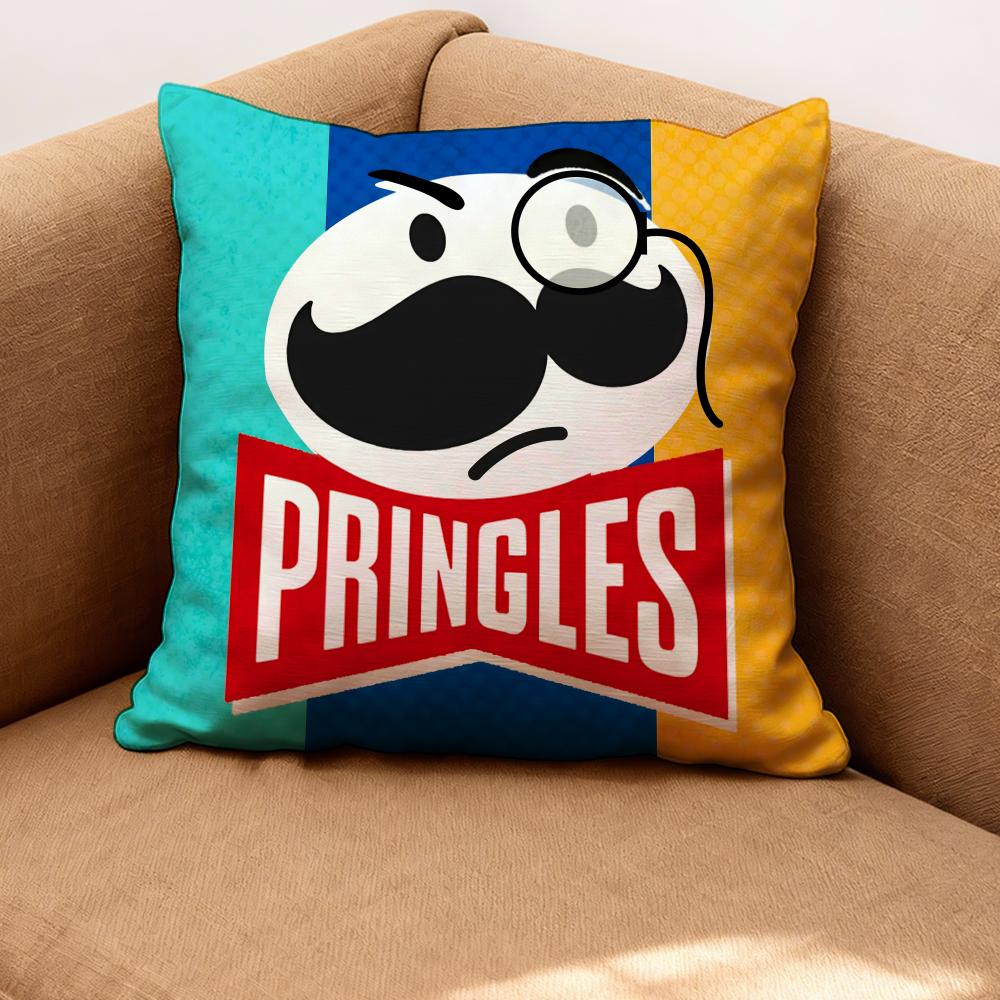 Подушка Pringles Премиум Комфорт Двусторонняя Наволочка - Дизайн "Два в Одном" для Любой Комнаты и Салона Автомобиля