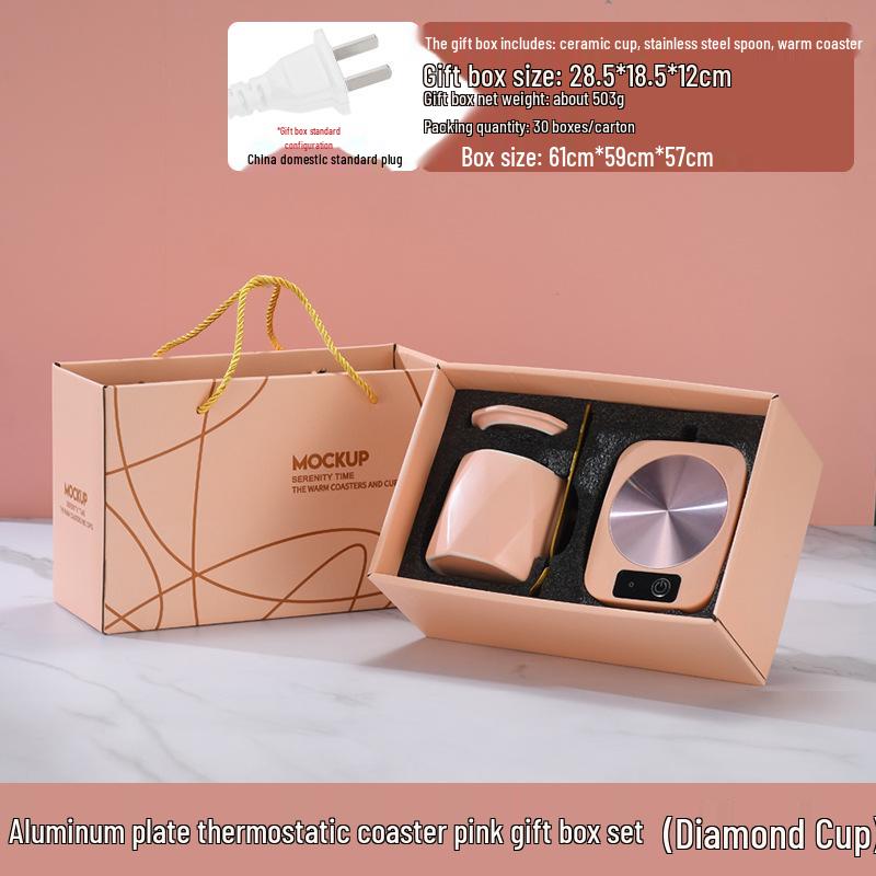 Умная подставка с подогревом 55°: Подогреватель чашек с постоянной температурой для горячих напитков