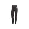 Adidas Striped Quick-Dry Training Tights Women Bottoms Black HT5438