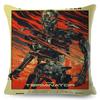 Терминатор T Cushion Чехол Декор Классический Фильм Робот Воин Наволочка Полиэстер Наволочка для Дивана Дома Автомобиля xсм