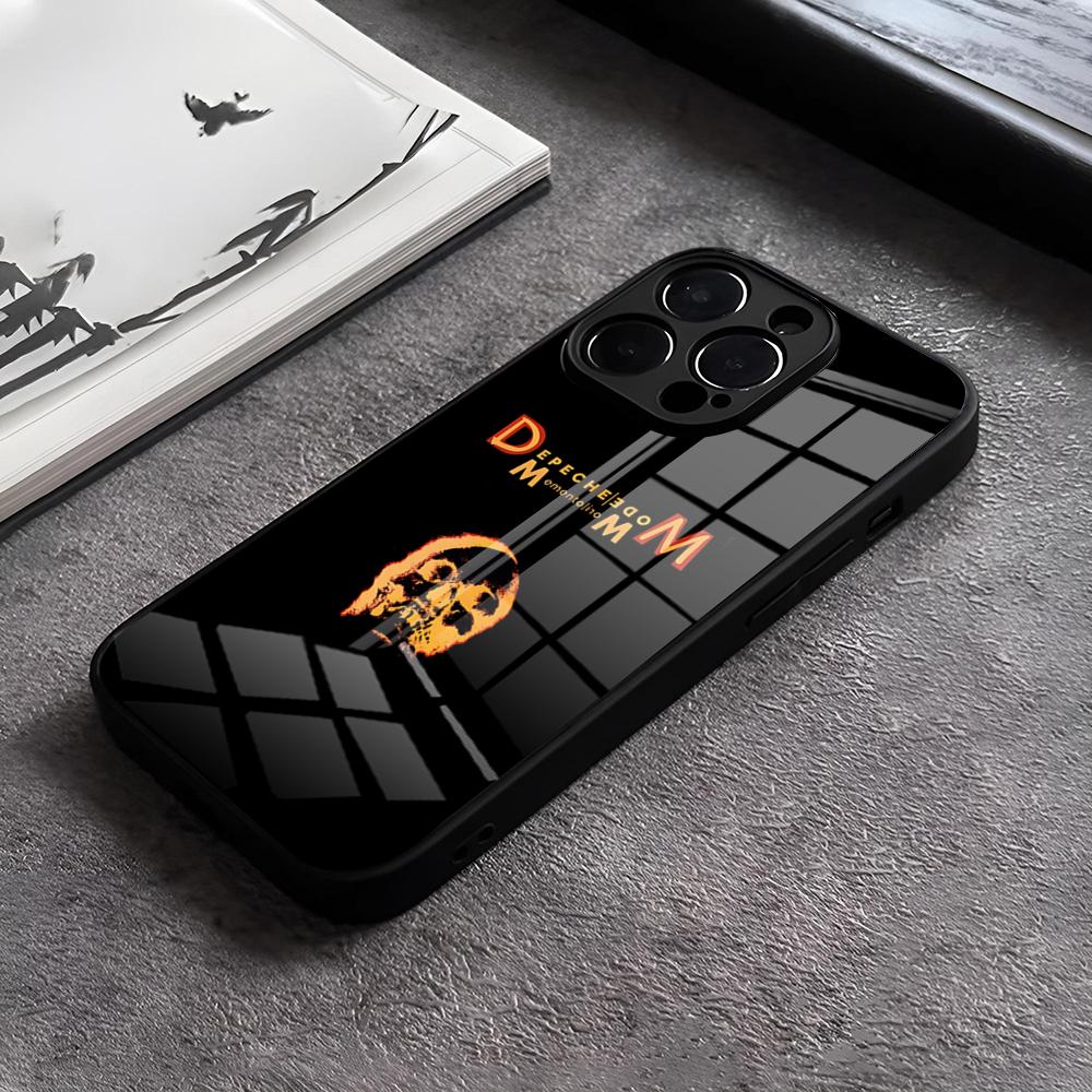 Горячие Тренды Чехол Для Телефона D_DEPECHE MODE Для IPhone 17 15 Pro Max 12 16 14 Plus 11 13 Pro X XR XS 7 8 Plus SE Стеклянная Крышка
