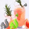 5pcs Cup Decoration Tea Bag Hangers Silicone Tea Bag Clip Squirrel Shaped Tea Bag Holder  Mug