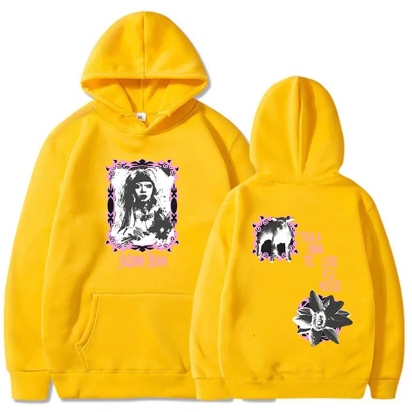 Graphic Clothes Jazmin-Bean The Traumatic Livelihood Tour Hoodies Aesthetic Printing Sweatshirt Hooded Pullover