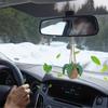 Вязаный крючком автомобильный освежитель воздуха, автомобильный диффузор, бутылка, вязаный крючком, освежитель воздуха с растительным ароматом, симпатичное украшение для автомобиля, вязаный крючком, воздух в виде растения