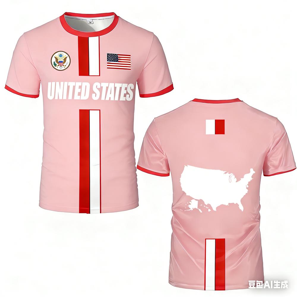 New Summer United States Maillot Football Jersey Breathable Quick Dry Training Football Jerseys Men Women Fashion Sports Tees