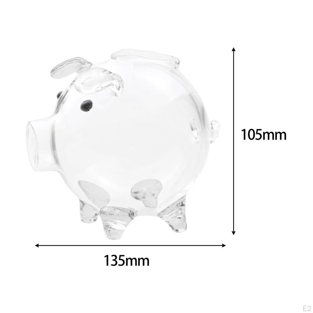 Стеклянная копилка, образовательная, очаровательная, большого размера, денежное украшение для подростков