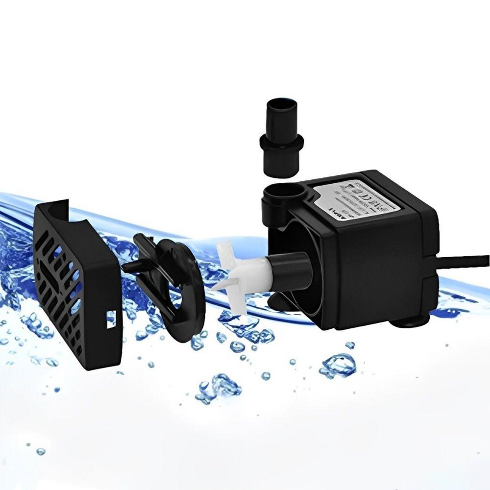 Ultra-Quiet Fountain Pump Submersible Ponds Fountains Fish Tank Filter Pump  Fish Pond Aquarium