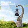 Elephant Statue Solar Light All-Weather IP44 Waterproof Solar Lamp Easy Installation Garden Patio Balcony Solar Lamp