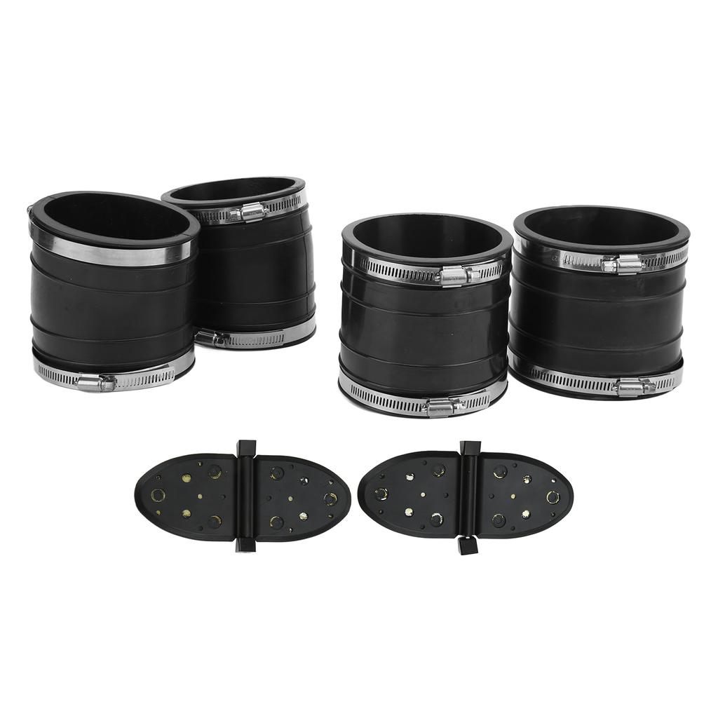 Комплект шлангов-гофр выхлопной системы Y-образный с заслонкой водяной заслонки нижняя верхняя 32‑14358T Замена для двигателей Mercruiser V6 V8