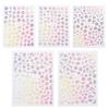 Nail Accessories Laser Nail Sticker Nail Art Decoration Flower Nail Sticker Holographic Nail Decals