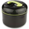 Boite Repas Isotherme - Valira - Grande Lunch Box - 1,5L - Noir Et Vert - Compartiment Amovible
