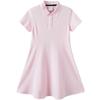 ASICS Girls' Summer Polo Collar Elastic Dress