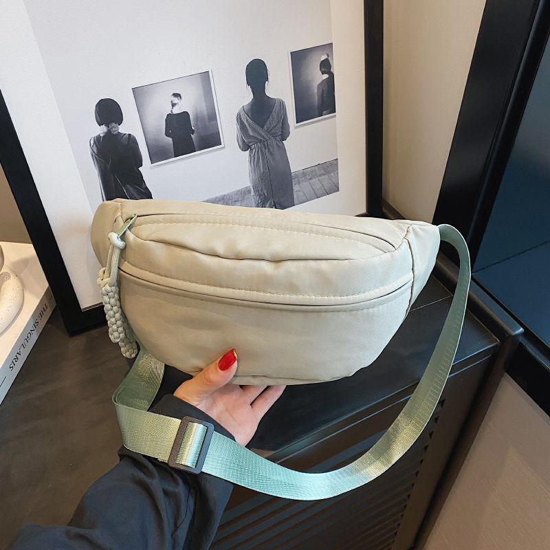 Нейлоновая повседневная сумка для женщин, новая модная сумка через плечо, мужская спортивная сумка на грудь, поясная сумка