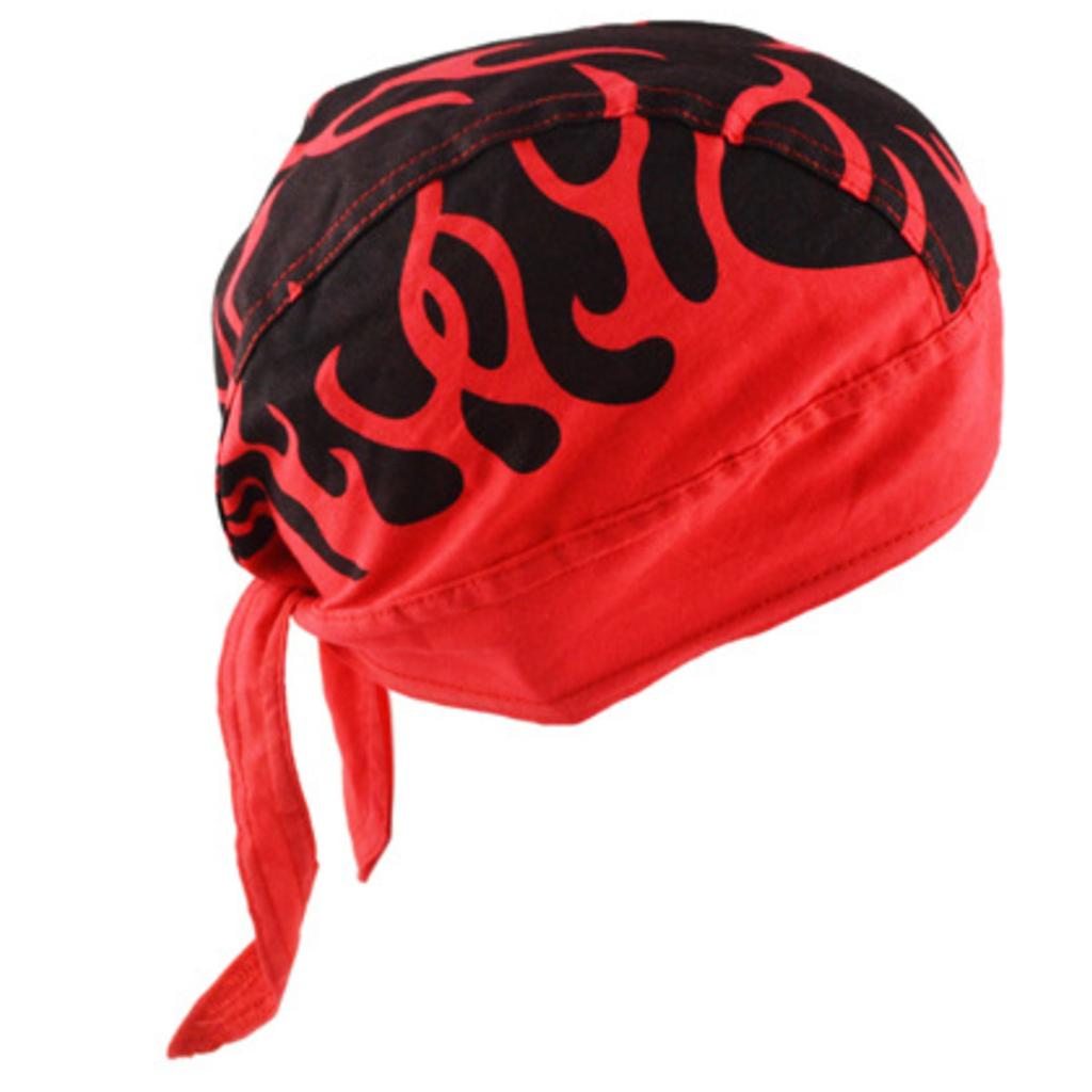 Cotton Skull Cap Head Wrap Cap Motorcycle Biker Hat Butterfly Print Bandana