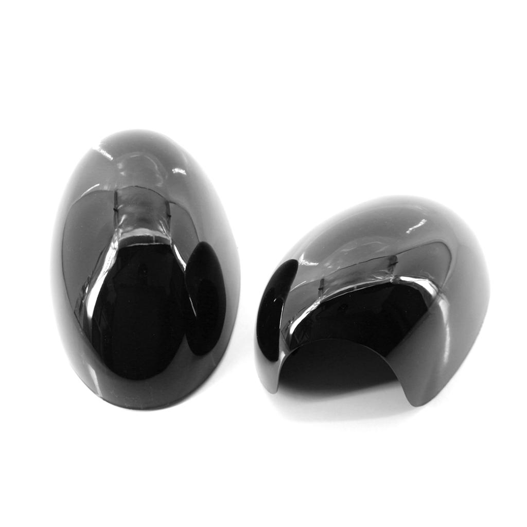 Side Mirror Cover Set L+R Pair Door Wing Mirror Cover Casing Replacement for Mini R55 R56 R57 R58