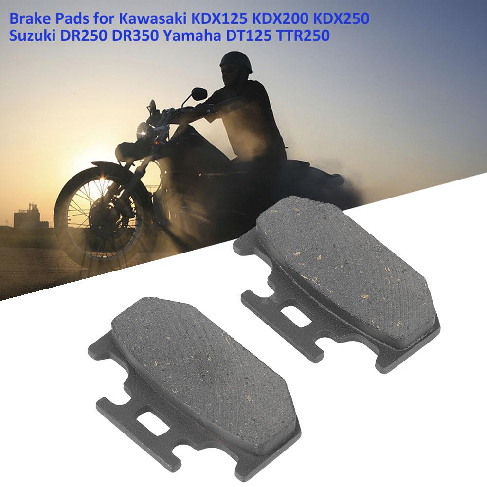 1 комплект тормозных колодок для мотоцикла Kawasaki KDX125 Suzuki DR250 DR350 Yamaha DT125 TTR250