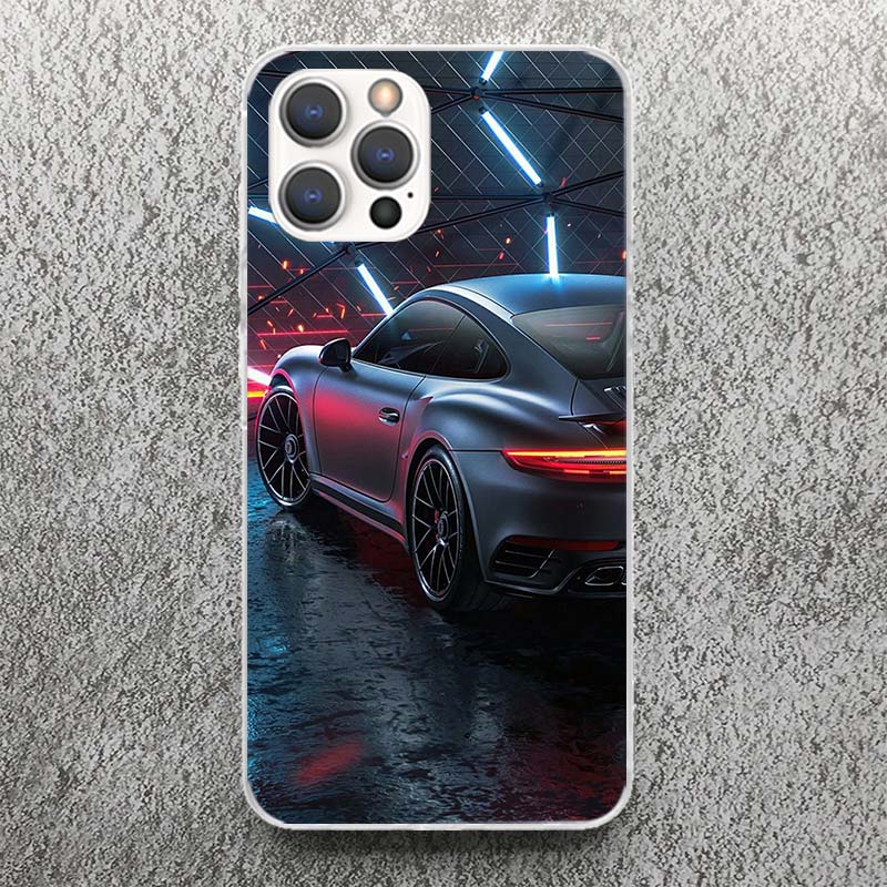 Чехол для телефона со спортивными машинами C63 E63 S63 G63 для iPhone 17 16 15 14 13 12 11 Pro Max Mini Plus Air 7 SE 8 Мягкий силиконовый чехол с принтом Fund