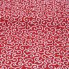 Arabesque Pattern Fabric Cotton Width 148cm Cotton Japanese Pattern Karakura Pattern Cloth [moonfarm] 100% (Red, 1m)