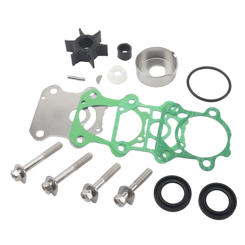 6CJ-W0078-00 Water Pump Impeller Rebuild Kit Replacement Fits for Yamaha 70HP 4 Stroke Marine Outboard Engines 6CJ-W0078-01