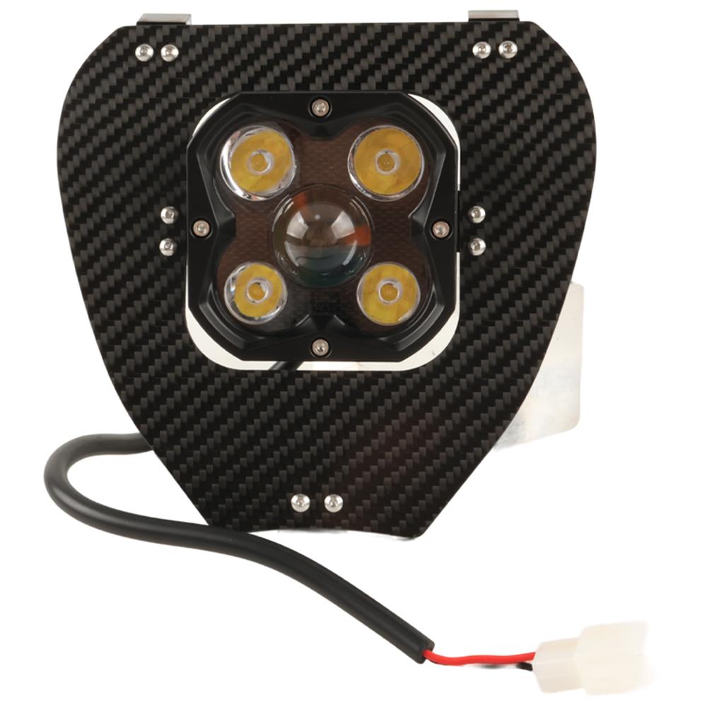 For KTM EXC 450 300 250 150 EXCF 350 XCW 300 XCF-W 2017 - 2023 Motorcycle Accessories LED Carbon Fiber Lamp Headlight Head Light