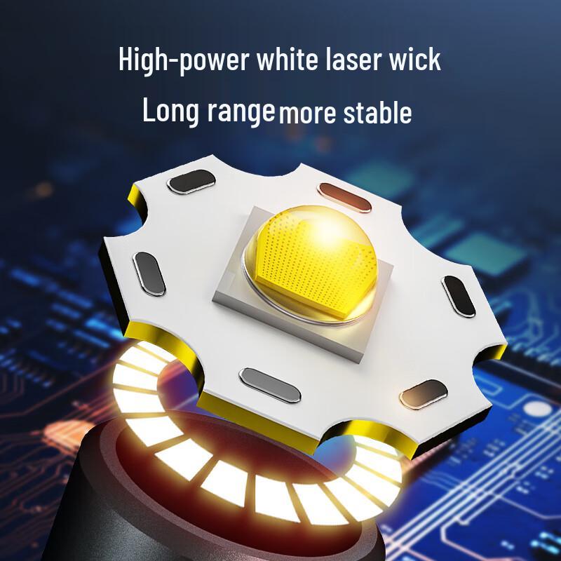 Deli Ultra-Bright Zoomable Rechargeable LED Flashlight