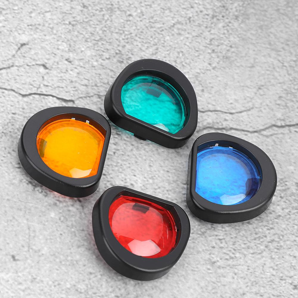4 Colors Instant Camera Colored Lens Filters Set for Fujifilm Instax Mini 90