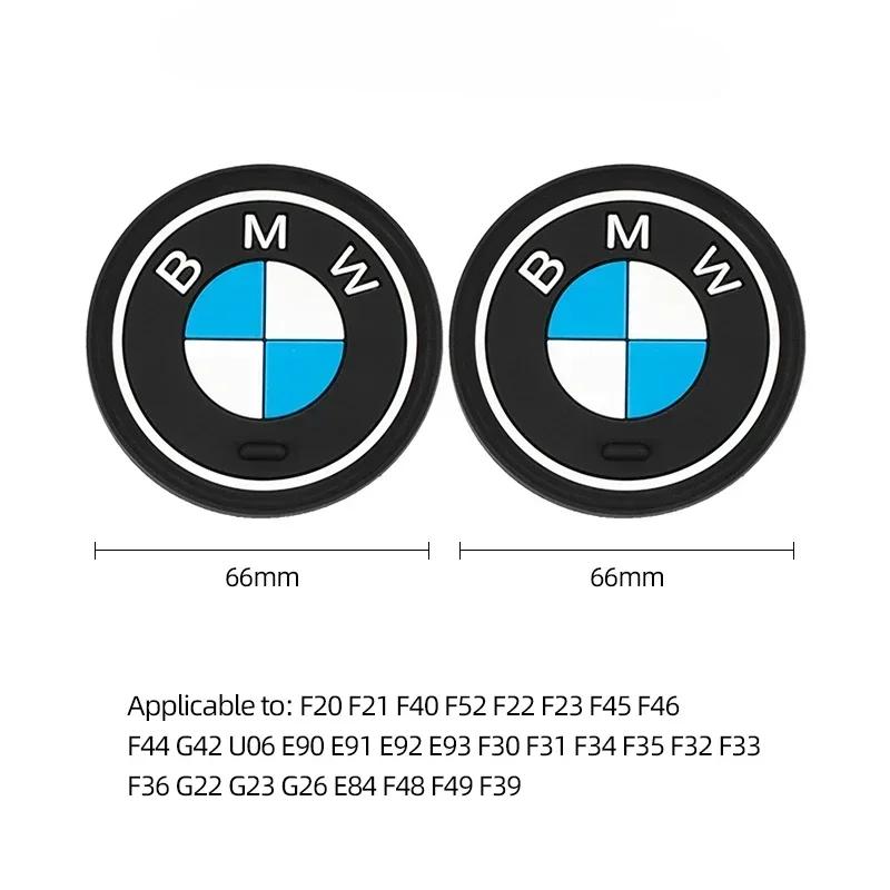 E60 E93 2025 Новый Для BMW M X3 X5 X6 2 шт. Резиновая Подставка под Стакан в Автомобиль Буфер Противошумный Коврик Подушка Для BMW F15 G05 F16 G06 F25 G01 G08 F