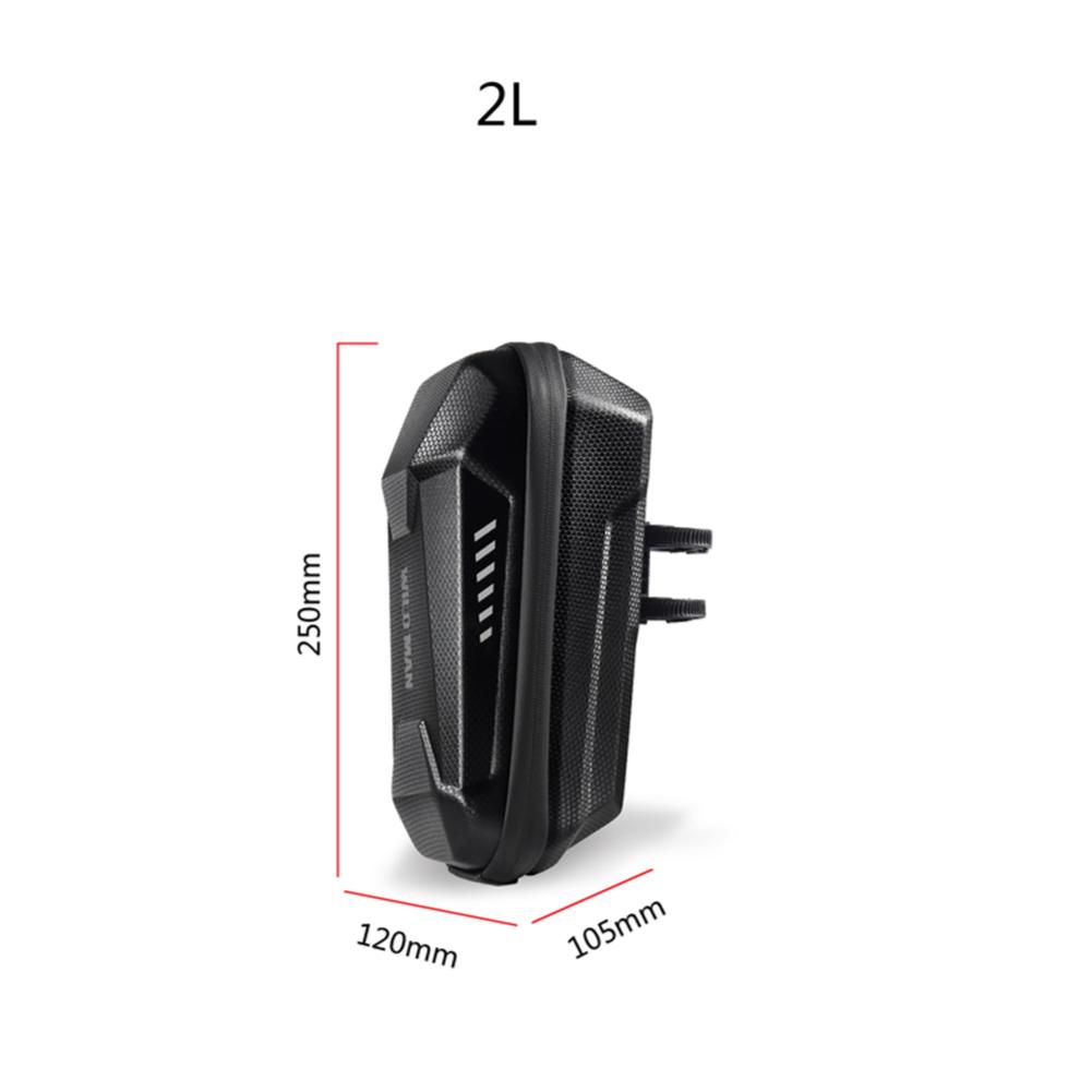 Передняя сумка для электросамоката 1-5 л для Xiaomi M365 PRO 2, водонепроницаемая сумка с жестким корпусом, крепящаяся на руль, для хранения для Kugoo M4