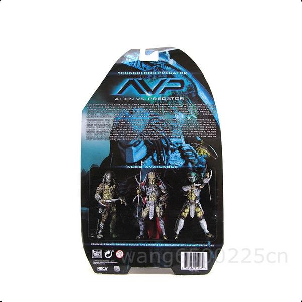 18 см NECA Series 17 Youngblood Predator Фигурка фильма Чужой против Хищника