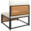 6 Piece Garden Sofa Set with Cushions Solid Acacia Wood
