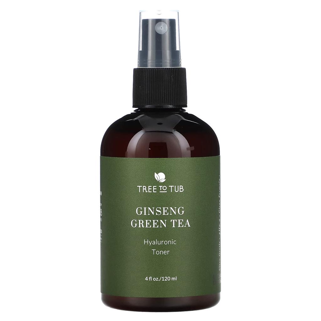 Alcohol Free Hydrating Facial Toner Spray, Witch Hazel, Rosewater, Green Tea, Dry & Sensitive Skin, 120 Ml (4 Fl Oz)