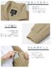 TACVASEN Men's Lightweight Autumn Jacket Swing Top Flight Jacket Plain Business Casual Work Coat, Khaki, M