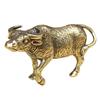 Copper Home Office Decoration Copper Miniatures Figurines Bull Ornament Sculpture Copper Statue