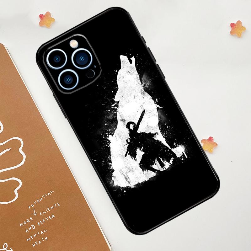 Чехол для телефона Волк Для iPhone 17 Pro Max 14 13 12 11 15 16 Pro Max mini 15 Plus 16e 17 Air Funda