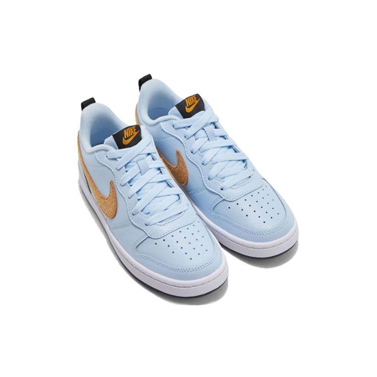 Nike Court Borough Ретро Повседневные Низкие Кроссовки Женские кроссовки Светло-голубые CQ4015-400