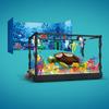Fish Tank Building Kit with Lights MOC Marine Aquarium Marine Animal Building Blocks Toys for Kids 6+ Bricks Toys Gifts