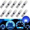 Светодиодная лампа NAKOBO T5 74 73 2723 2721 W3W 2SMD 3020 Чип Автомобильная Лампа для Приборной Панели Лампа для Панели Индикатор Лампа Подсветки Приборной Панели 12В Универсальная Ледяной Голубой (Пакет