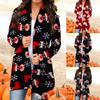 Women's Cardigan Coat,Christmas Cardigan Open Front Long Sleeve Sweater Coat Casual Jacket