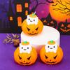 Exquisite Toy Figures Cute Miniature Sculpture 3D Printed Pumpkin Cat Statue  Harvest Festival