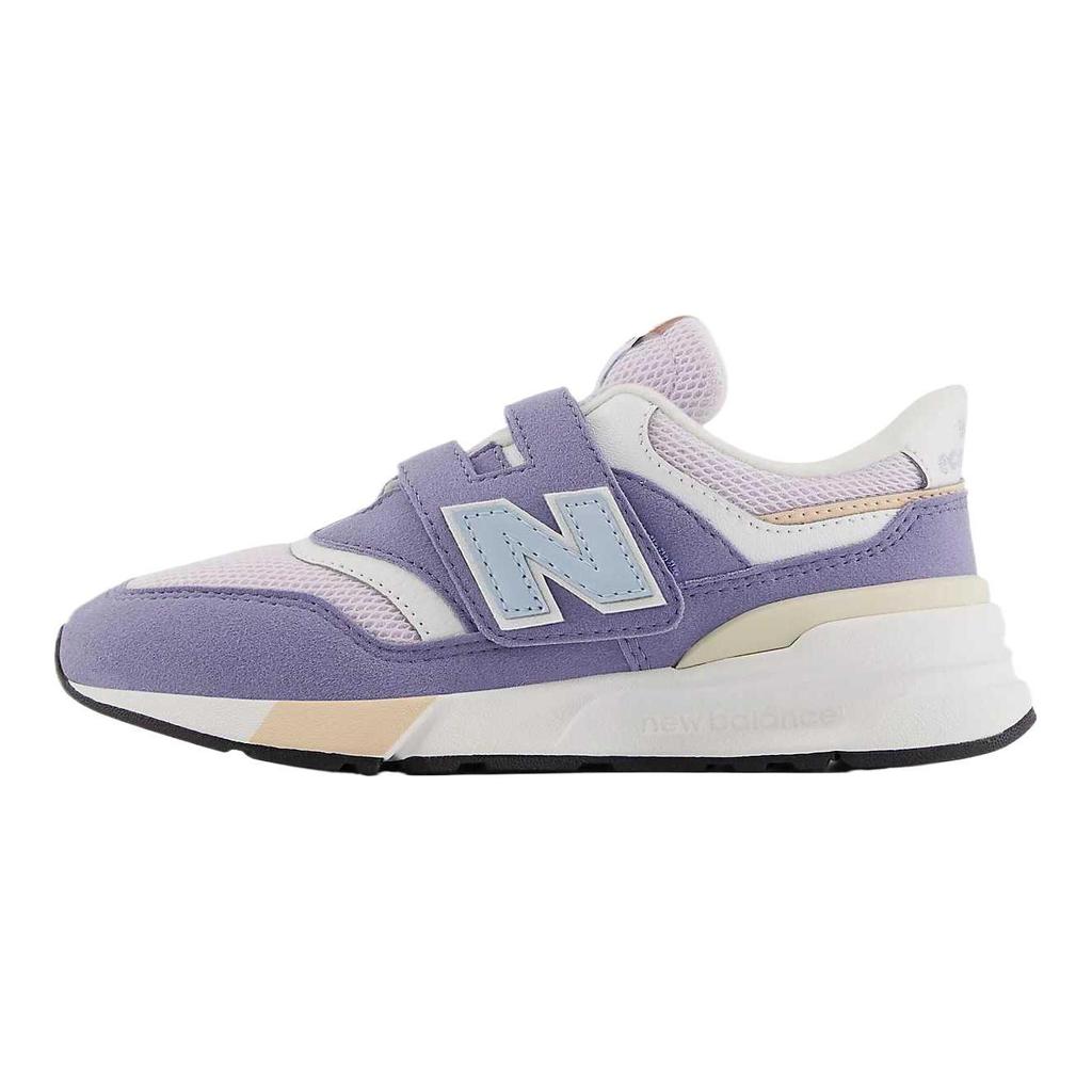 New Balance Детские 997R Ретро Удобные Минималистичные Универсальные Беговые Кроссовки Голографический Фиолетовый Свет Хромированный Синий PZ997REL