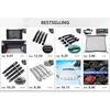 For VW Polo 2010 2011 2012 2013 2014 2015 2016 2017 Black Chrome Car Door Handle Covers Car Accessories Styling Stickers