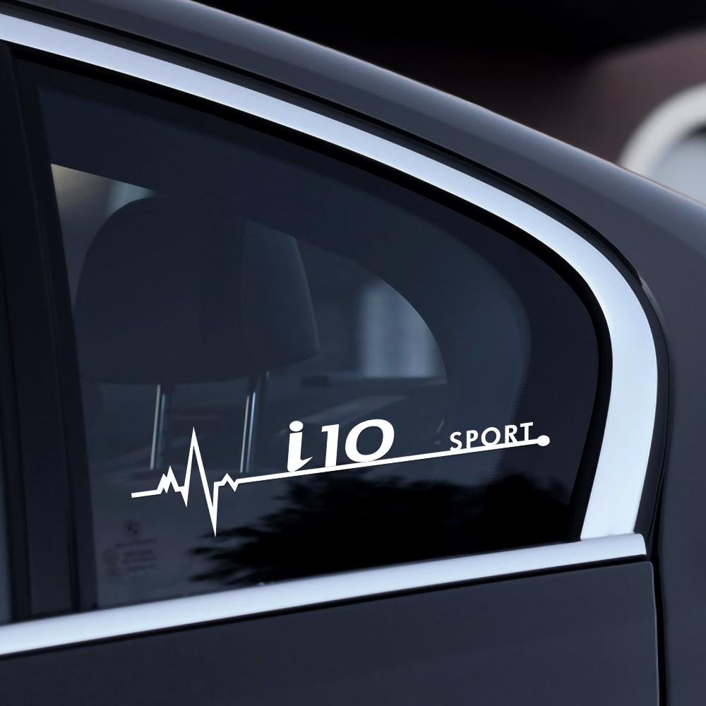 2pcs Car Side Window Decor Vinyl Pvc Decal Car Accessories For Hyundai Elantra Accent Tucson Sonata GDI Ix35 I30 I20 Azera Ix20 Y9