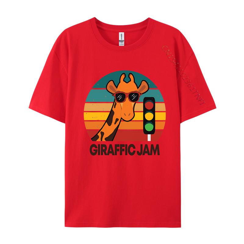 Giraffic Jam African Safari Animals Tshirt Unisex T Shirts Birthday Gifts Tee Shirts Tops Shirts Novelty