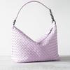 Handcrafted Sheepskin Woven Lunch Box Bag One Shoulder Armpit Dumpling Bag Women's High-end Handbag