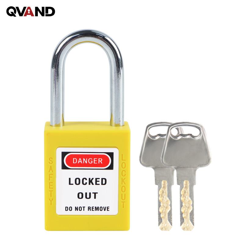 OEM Safety Padlock with Master Keys Loto Lockout Tagout Customizable Manufacturer's Locks PA66 Nylon & Steel Shackle M-G38